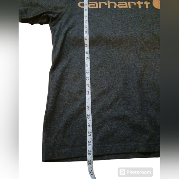 Carhartt tee. Mens. Size: Loose Fit Medium. Dark gray. - Picture 5 of 8